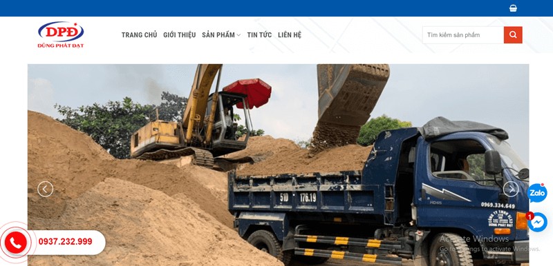 Cát xây tô tại Công ty TNHH Dũng Đại Phát